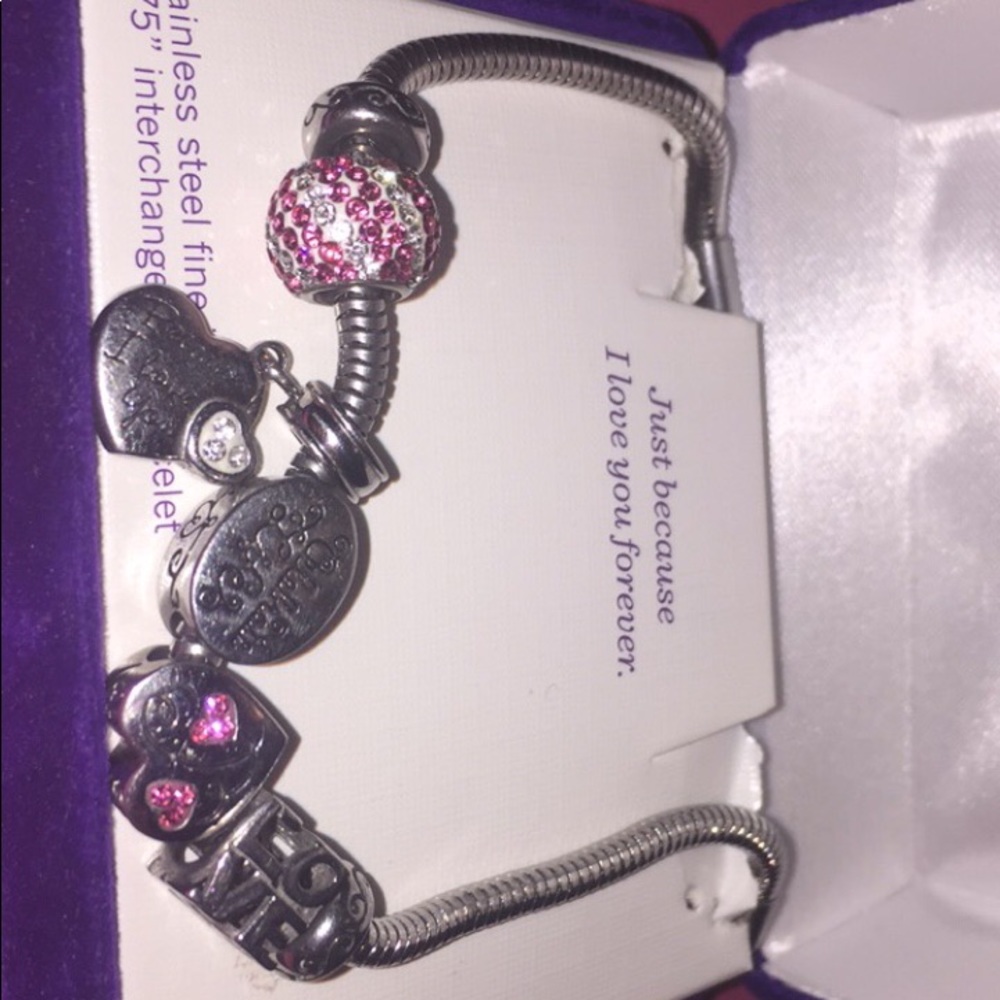 Hallmark stainless steel bracelet